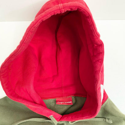 Supreme | シュプリーム Contrast Hooded Sweatshirt プルオーバーパーカー カーキ XLサイズ 21AW パーカー カーキ サイズ：XL