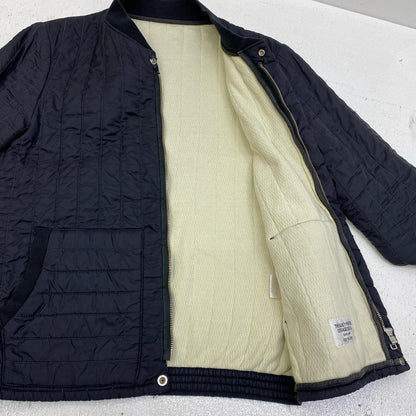 WACKOMARIA | ワコマリア キルティング JKT ミリタリージャケット 14AW-NYL-13 ブラック サイズ：S【加古川店】