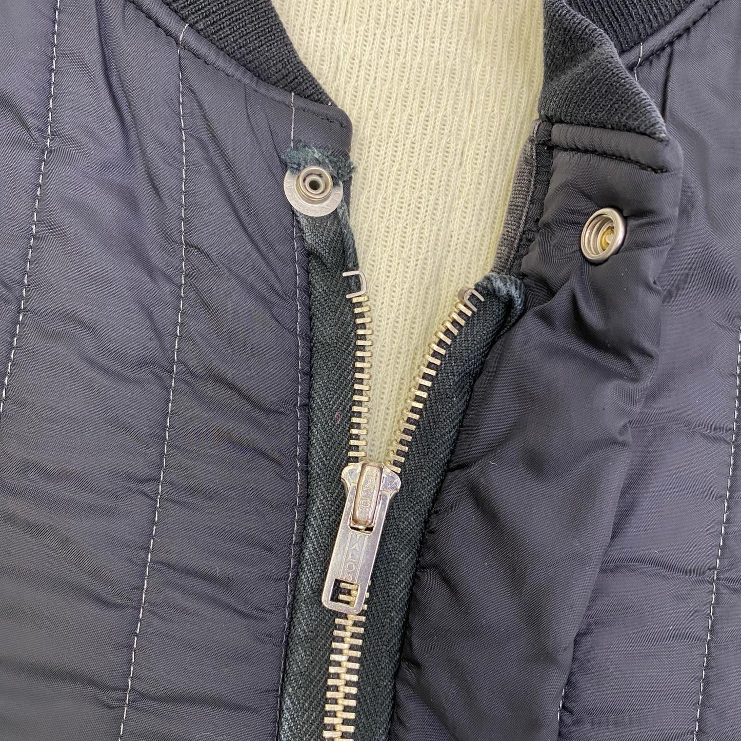WACKOMARIA | ワコマリア キルティング JKT ミリタリージャケット 14AW-NYL-13 ブラック サイズ：S【加古川店】