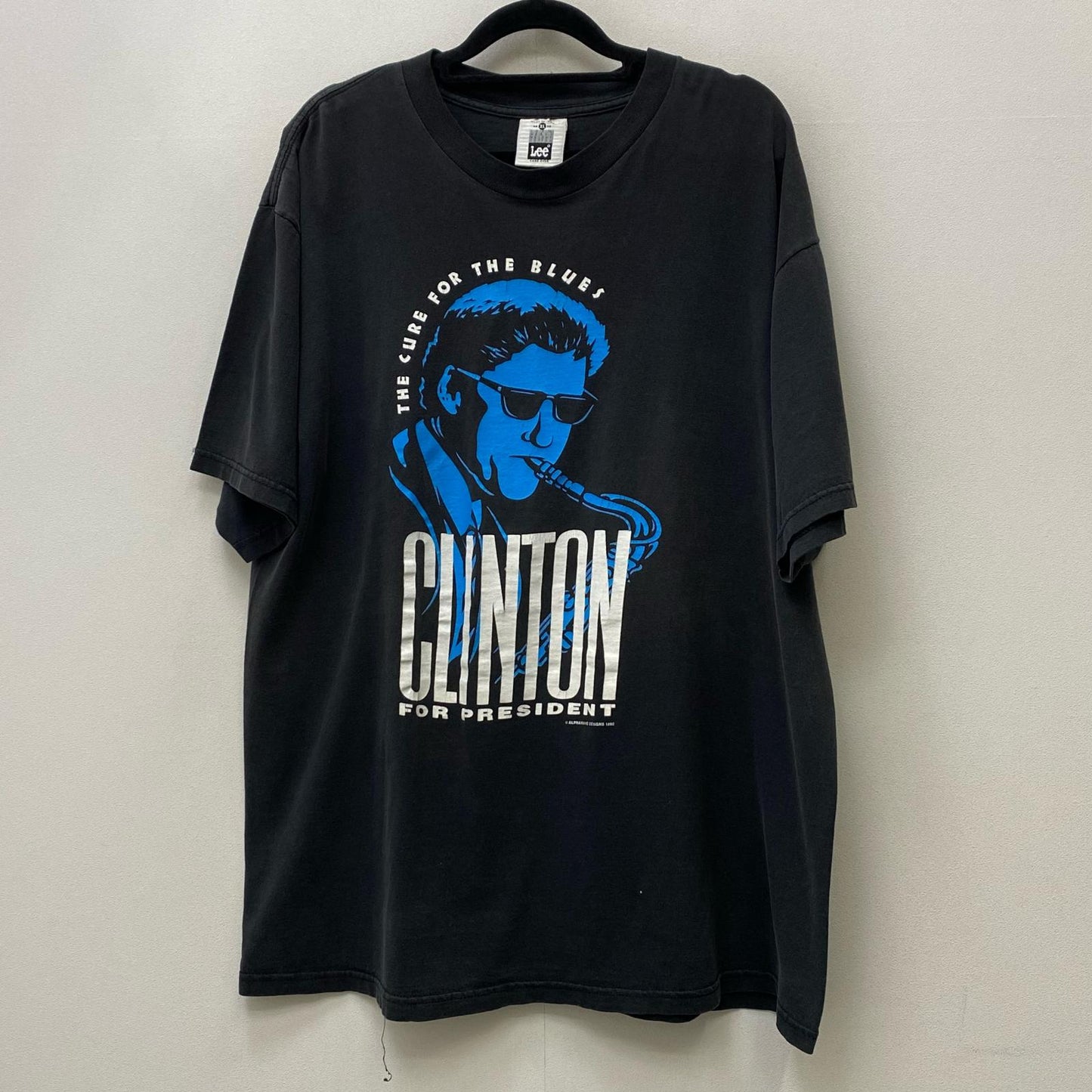 USA製 Bill Clinton 「The Cure for Blues 半袖Ｔシャツ ブラック サイズ：42【加古川店】