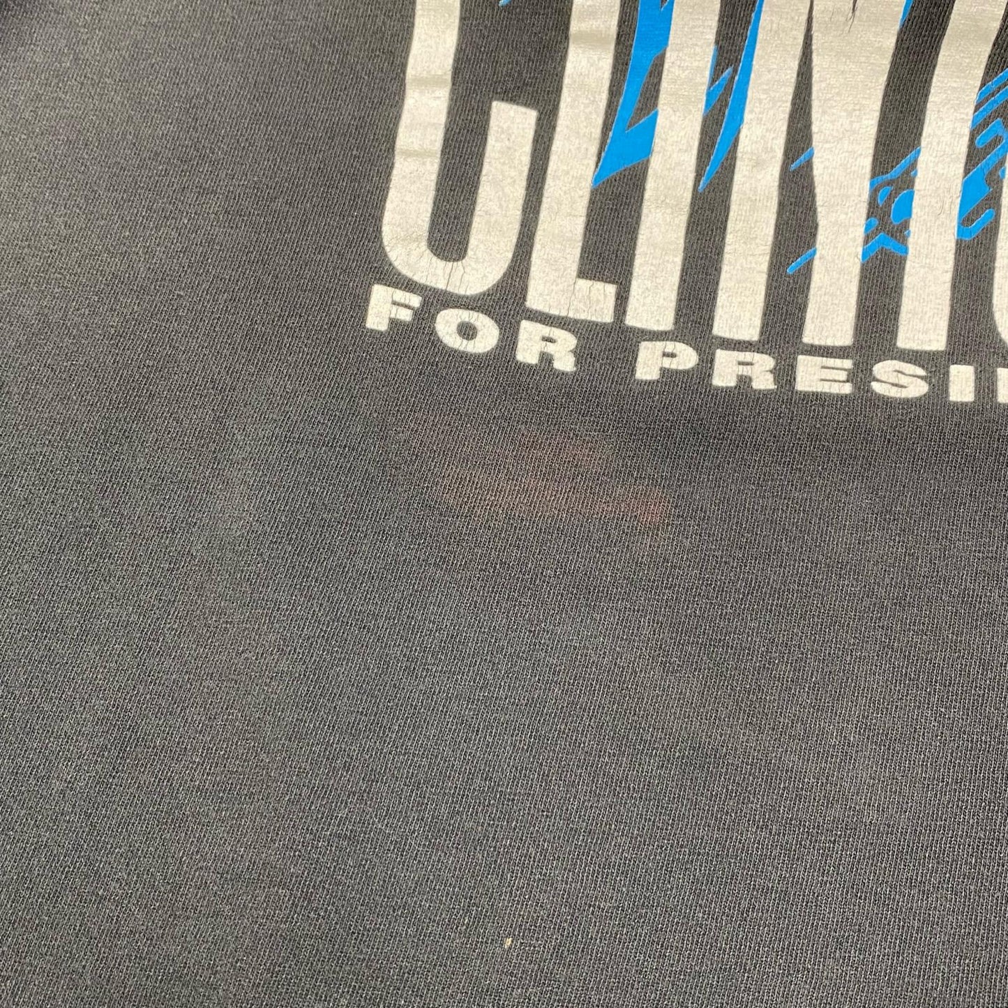 USA製 Bill Clinton 「The Cure for Blues 半袖Ｔシャツ ブラック サイズ：42【加古川店】
