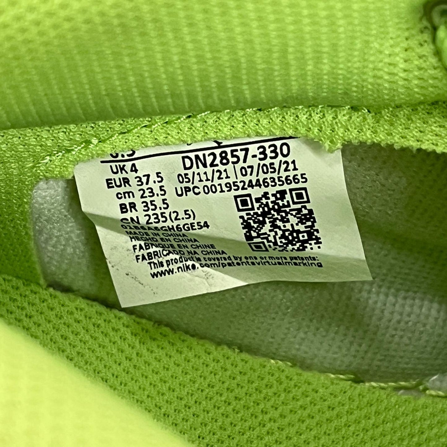 NIKE | ナイキ Billie Eilish×Women's Air Jordan 1 High KO "Volt" スニーカー DV2857-330 ライトグリーン 23.5cm【加古川店】
