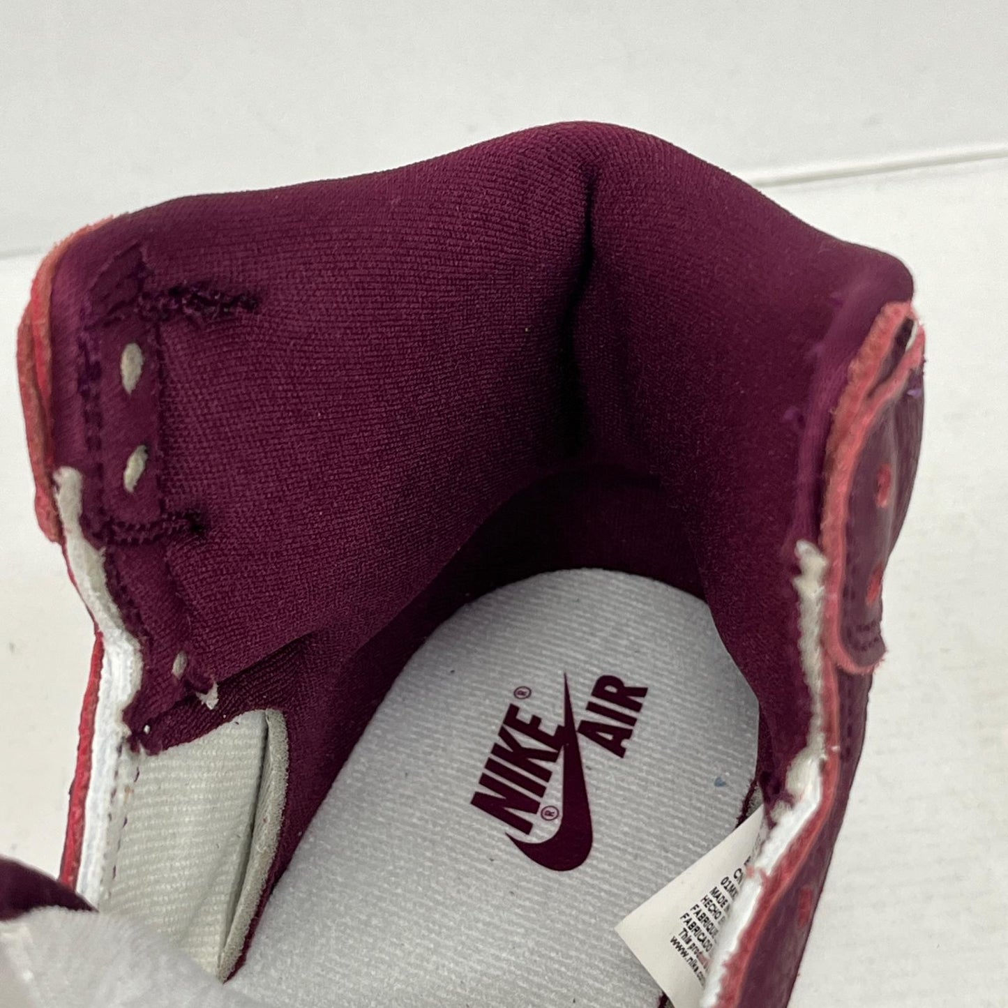 NIKE | ナイキ GS Air Jordan 1 High OG 'Bordeaux' スニーカー 575441-611 ボルドー/バーガンディー 22.5cm【加古川店】
