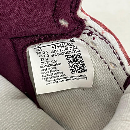 NIKE | ナイキ GS Air Jordan 1 High OG 'Bordeaux' スニーカー 575441-611 ボルドー/バーガンディー 22.5cm【加古川店】
