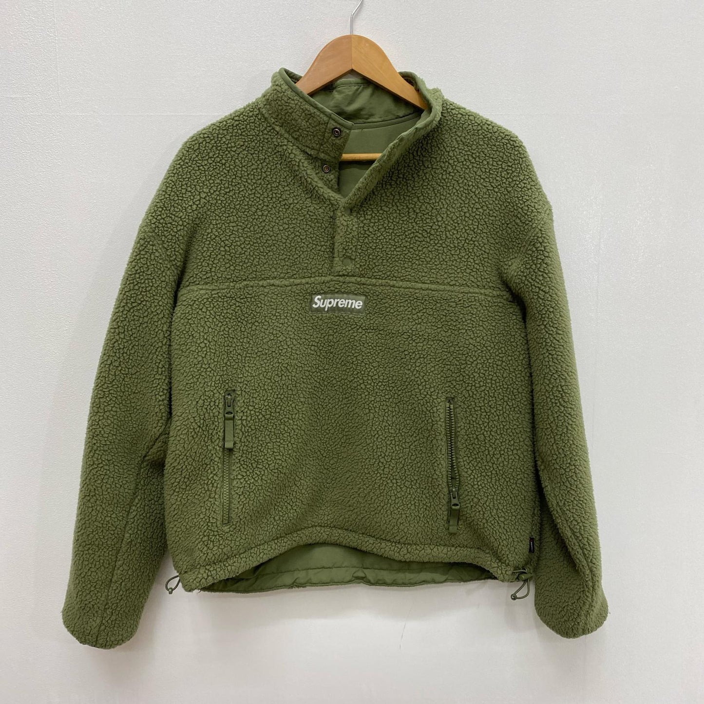 Supreme | シュプリーム POLARTEC SHEARLING REVERSIBLE フリース カーキ Sサイズ 25FW その他トップス カーキ サイズ：S