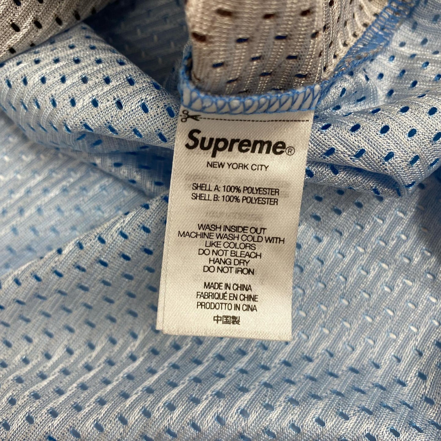 Supreme | シュプリーム Gummo Football Top ゲームシャツ ライトブルー Lサイズ 22SS 半袖シャツ ライトブルー サイズ：L【加古川店】