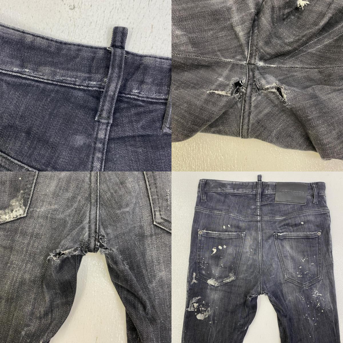 DSQUARED2 | ディースクエアード super twinky jean 国内正規品 デニムパンツ s74lb0919 s30503 ブラック サイズ：42【加古川店】