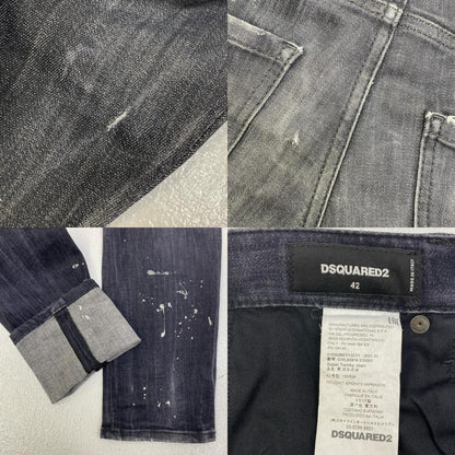DSQUARED2 | ディースクエアード super twinky jean 国内正規品 デニムパンツ s74lb0919 s30503 ブラック サイズ：42【加古川店】