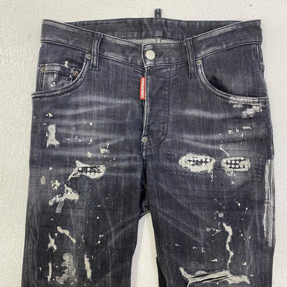 DSQUARED2 | ディースクエアード super twinky jean 国内正規品 デニムパンツ s74lb0919 s30503 ブラック サイズ：42【加古川店】