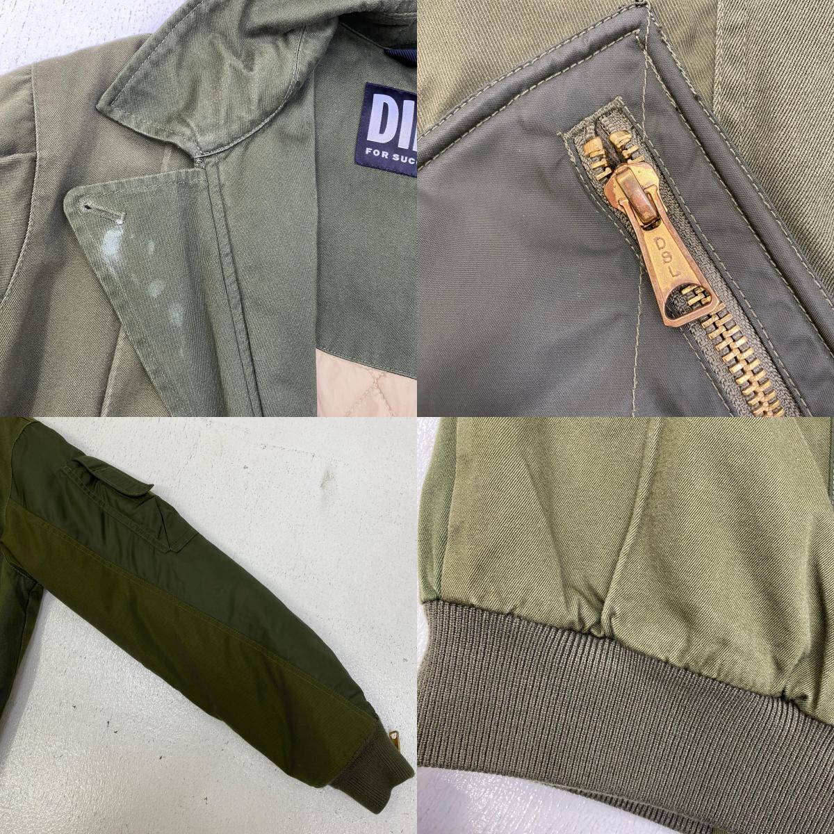 DIESEL | ディーゼル J-BASTYAN ミリタリーコート A02682 カーキ サイズ：S【加古川店】
