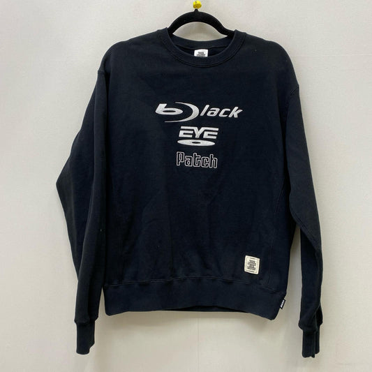 BlackEyePatch | ブラックアイパッチ DISC MEDIA LOGO CREW SWEAT スウェット BEPSS25CS21 ブラック サイズ：S【加古川店】