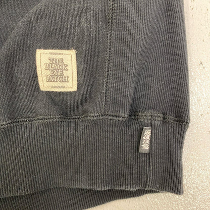 BlackEyePatch | ブラックアイパッチ DISC MEDIA LOGO CREW SWEAT スウェット BEPSS25CS21 ブラック サイズ：S【加古川店】