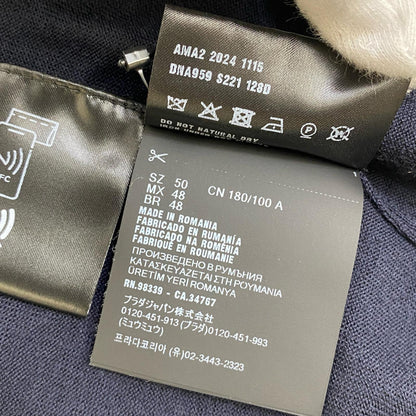 PRADA | プラダ カーディガン DNA959 ネイビー サイズ：50【加古川店】