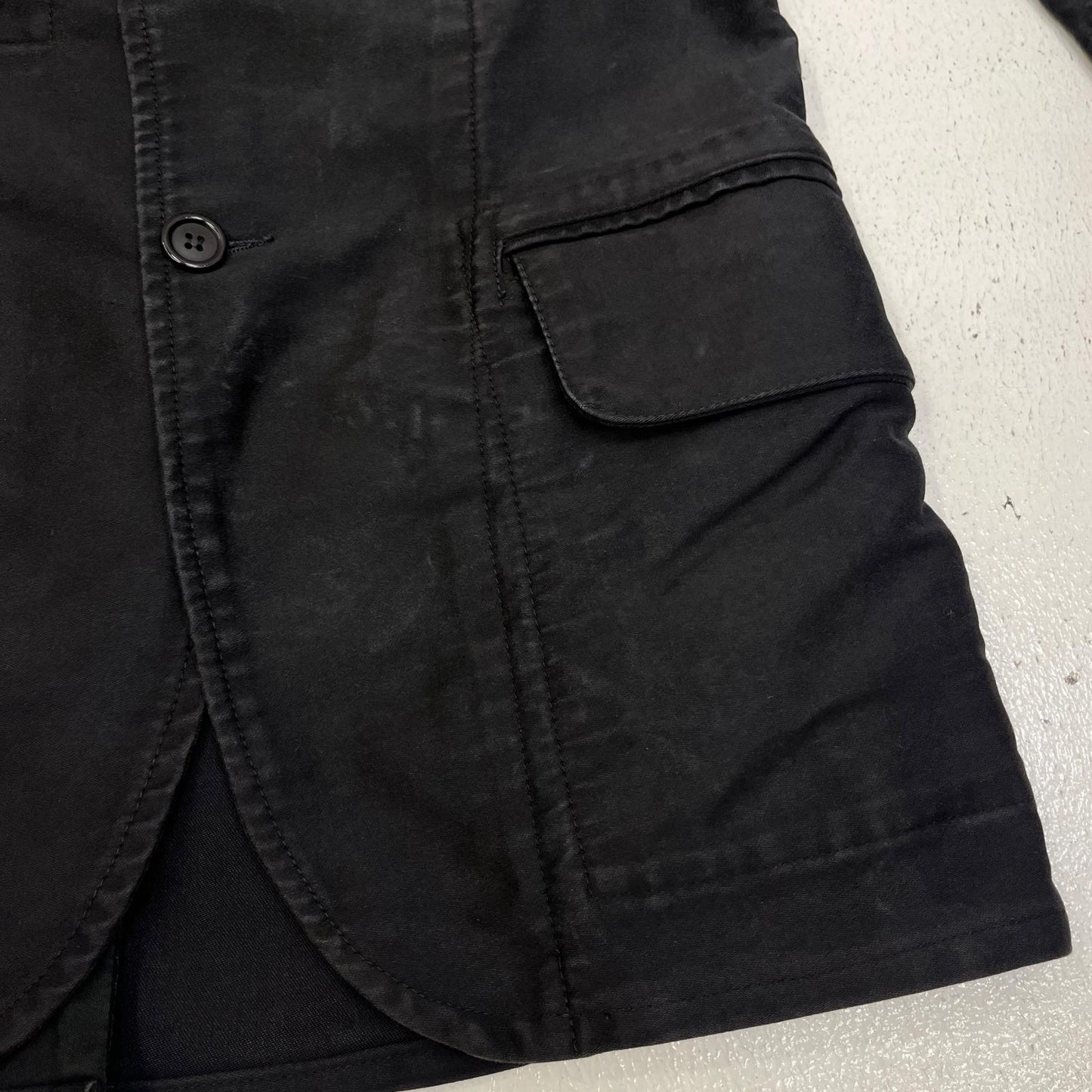 ANATOMICA | アナトミカ Moleskin Jacket テーラードジャケット ブラック【加古川店】