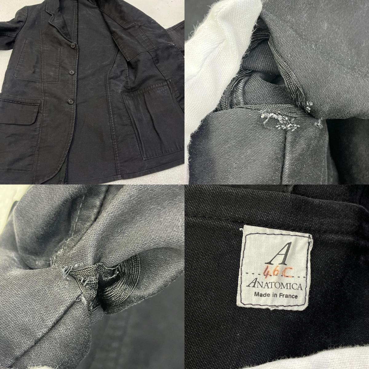ANATOMICA | アナトミカ Moleskin Jacket テーラードジャケット ブラック【加古川店】