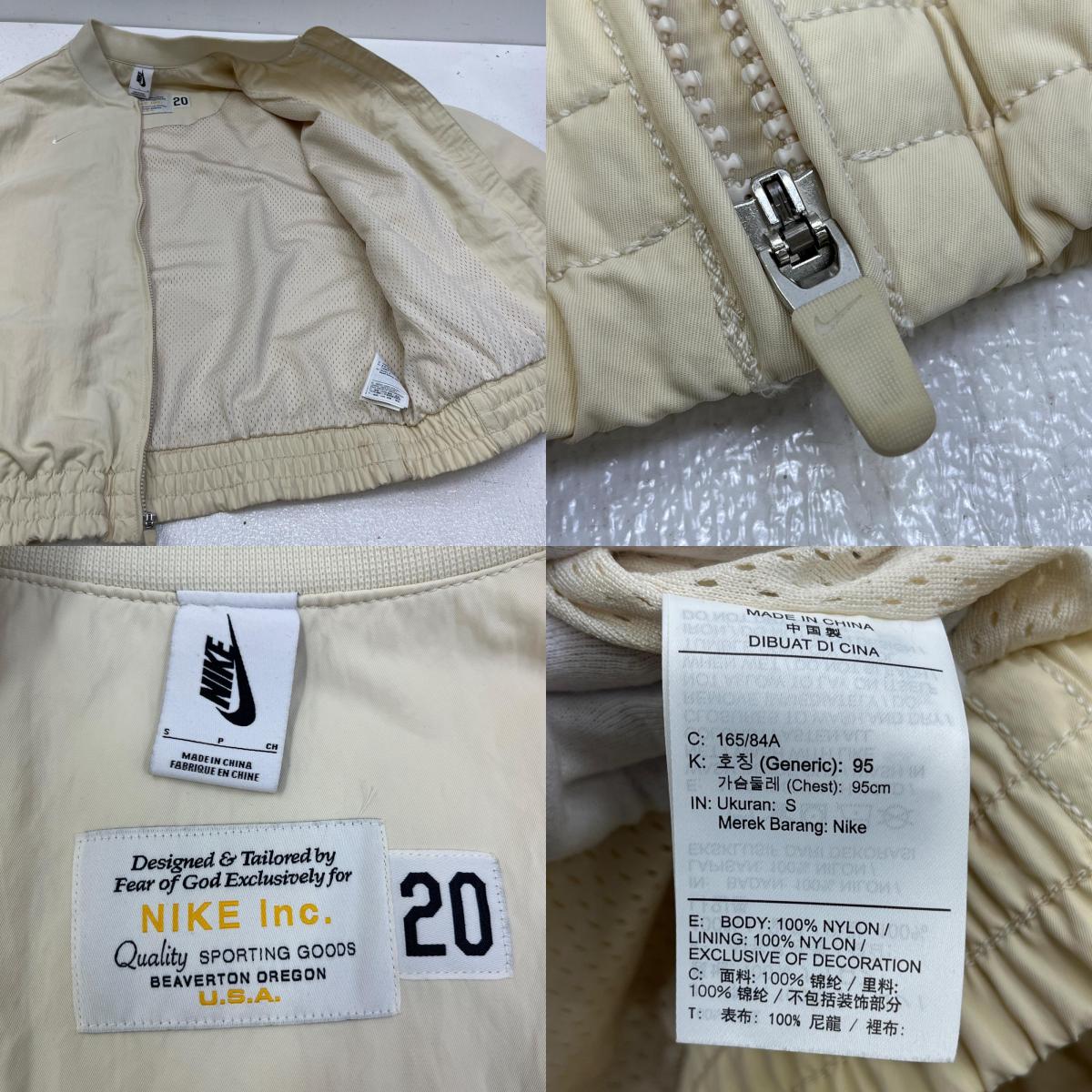 NIKE | ナイキ ×FEAR OF GOD Basketball Jacket ブルゾン CU4694-271 ベージュ【加古川店】