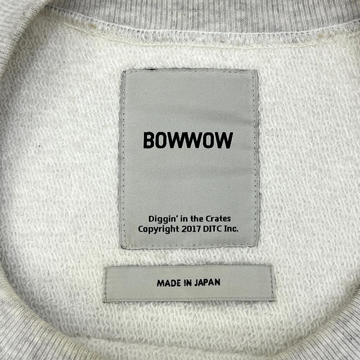 BOWWOW | バウワウ AIR FORCE スウェット グレー サイズ：XL【加古川店】