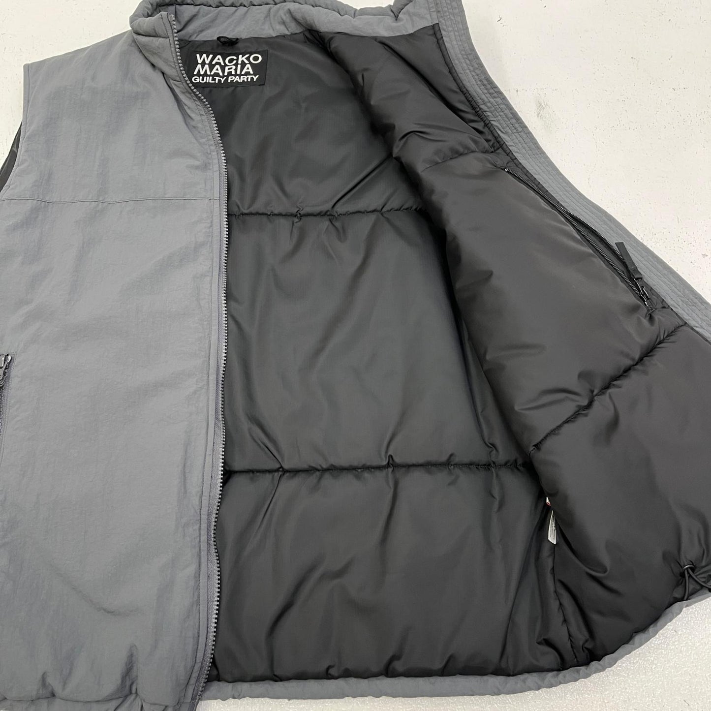 WACKOMARIA | ワコマリア PADDING VEST ダウンベスト 23FW-WM0-0D05 グレー サイズ：L【加古川店】
