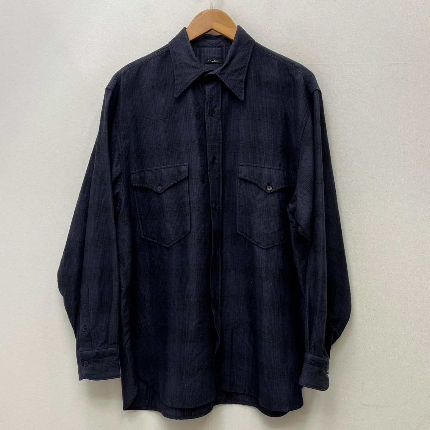 COMOLI | コモリ Wool Silk Work Shirts 長袖シャツ U03-02010【加古川店】