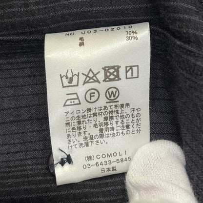 COMOLI | コモリ Wool Silk Work Shirts 長袖シャツ U03-02010【加古川店】