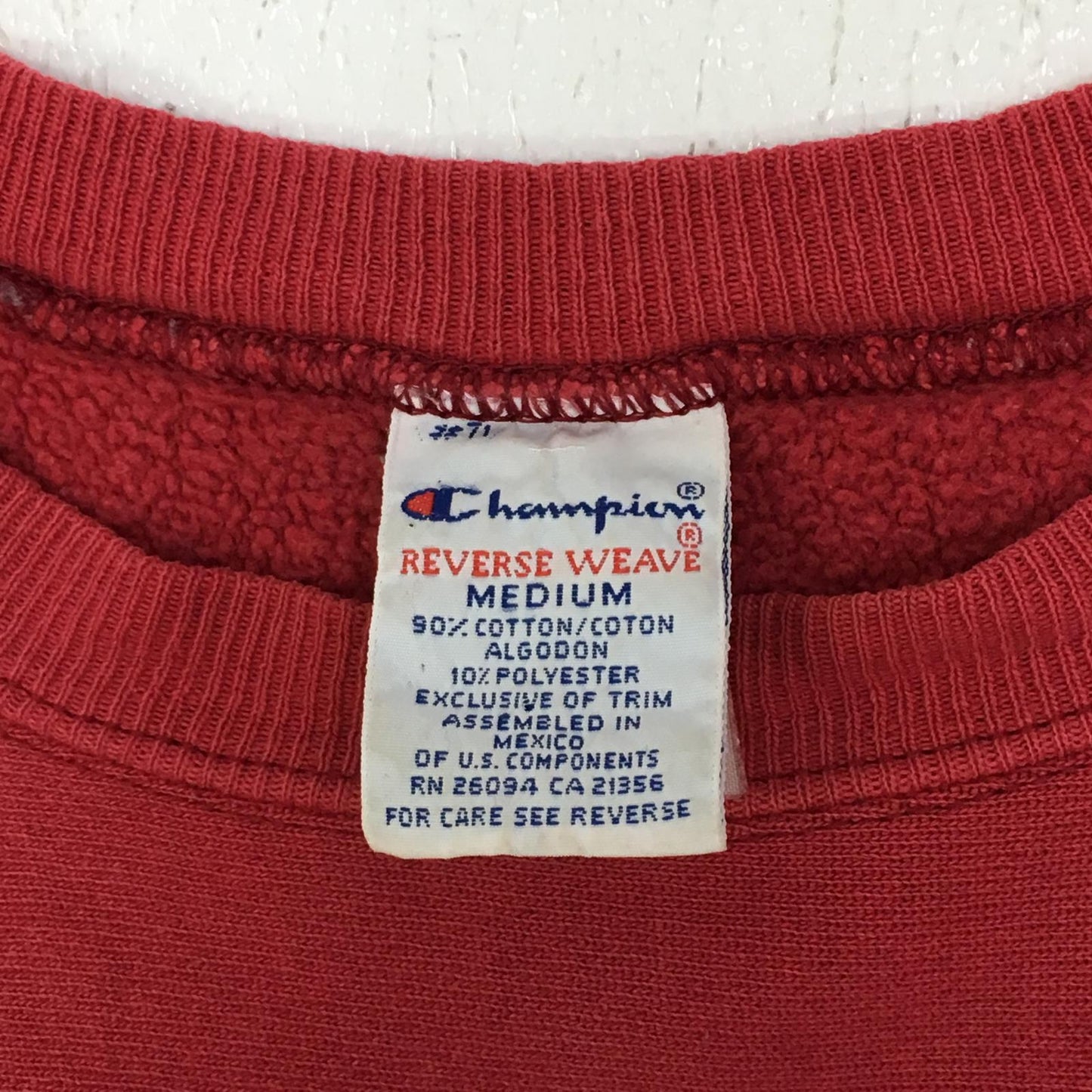 Champion | チャンピオン reverse weave:目あり スウェット レッド サイズ：M【加古川店】