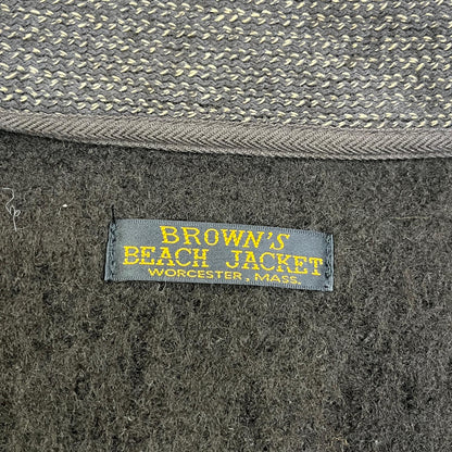 BRWON'S BEACH | ブラウンズビーチ shall collar beach cross jacket テーラードジャケット bbj2-006 ブラウン【加古川店】