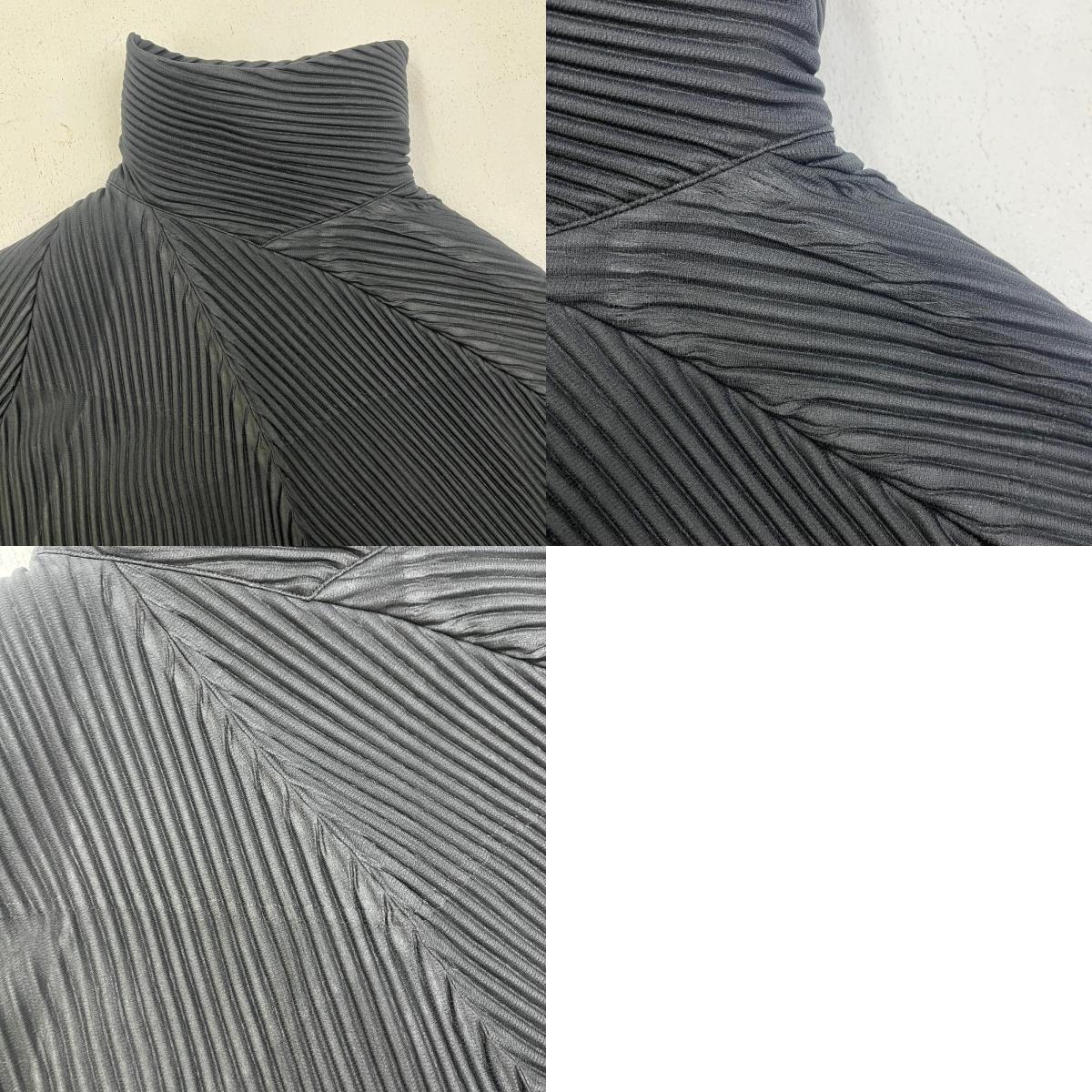 ISSEY MIYAKE | イッセイミヤケ プリーツポンチョコート その他アウター HP33JA381 ブラック【加古川店】