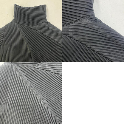 ISSEY MIYAKE | イッセイミヤケ プリーツポンチョコート その他アウター HP33JA381 ブラック【加古川店】