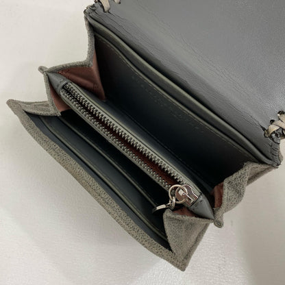 Stella McCartney | ステラマッカートニー SMALL WALLET SHAGGY DEER FALABELLA 長財布 391836 グレー【加古川店】