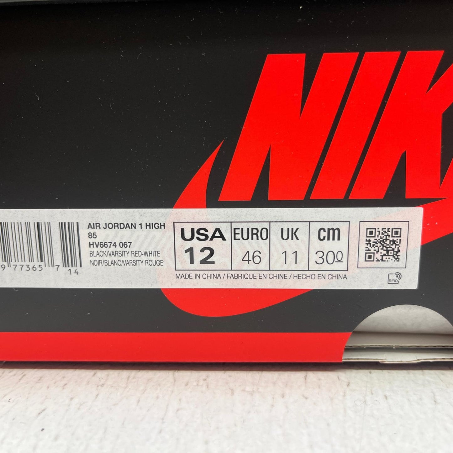 NIKE | ナイキ 'Bred' スニーカー HV6674-067 レッド 30cm【加古川店】