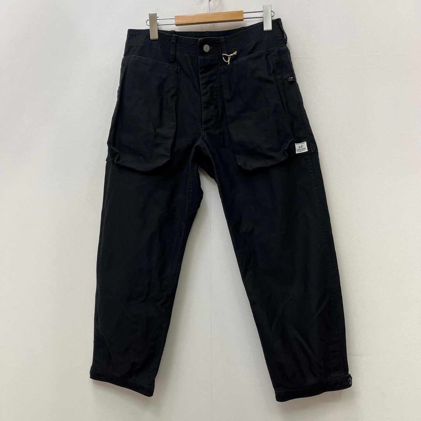 SASSAFRAS | ササフラス Digs Crew Pants4/5 パンツ SF-191547 ブラック サイズ：M【加古川店】