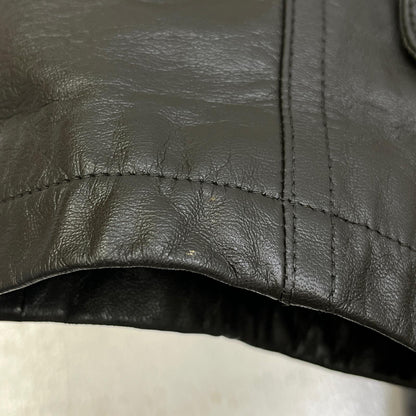 PIERRE BALMAIN | ピエール・バルマン レザー ブラック サイズ：M【加古川店】