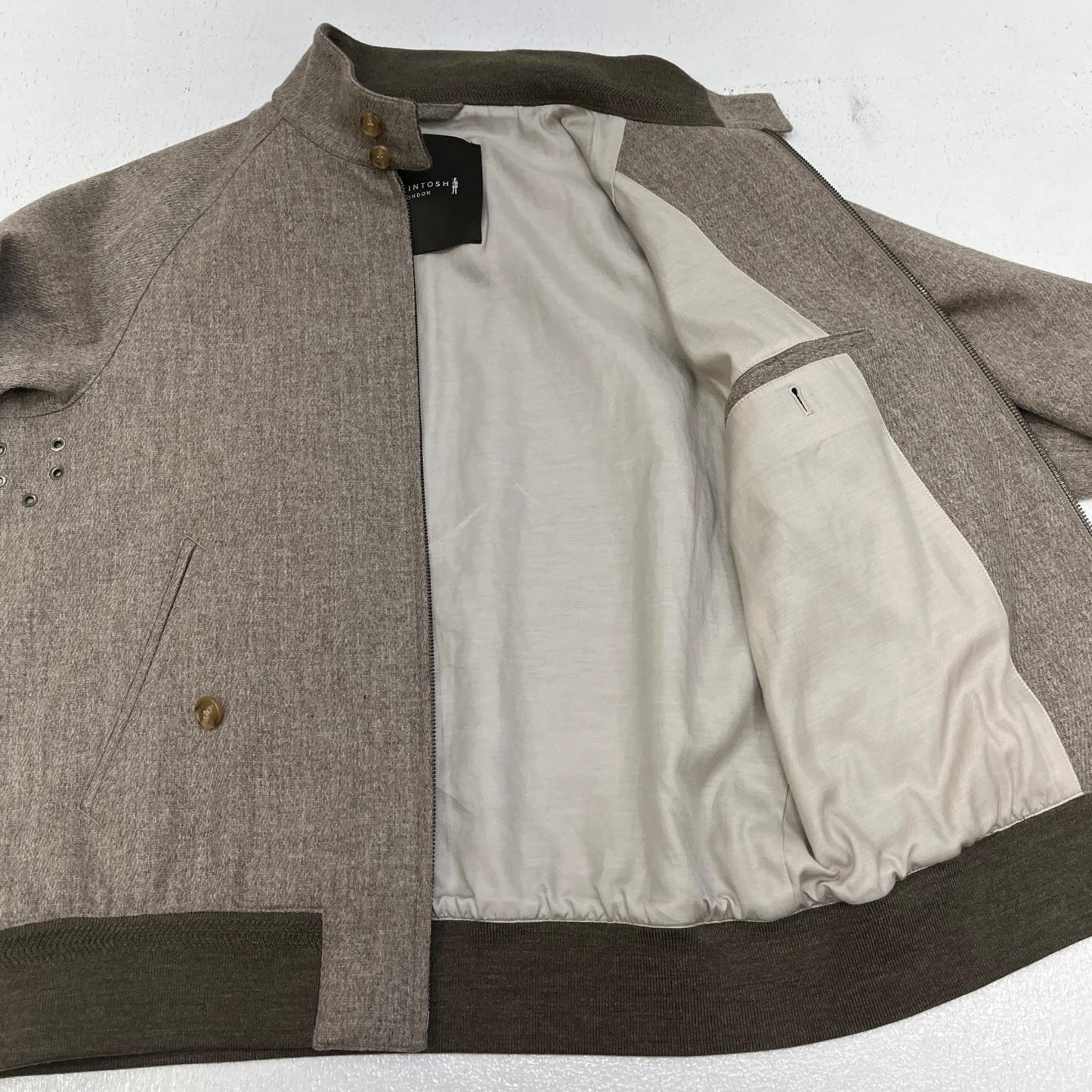 Mackintosh | マッキントッシュ Bottoli/ウールギャバジン ブルゾン G1F19-858 ブラウン サイズ：40【加古川店】