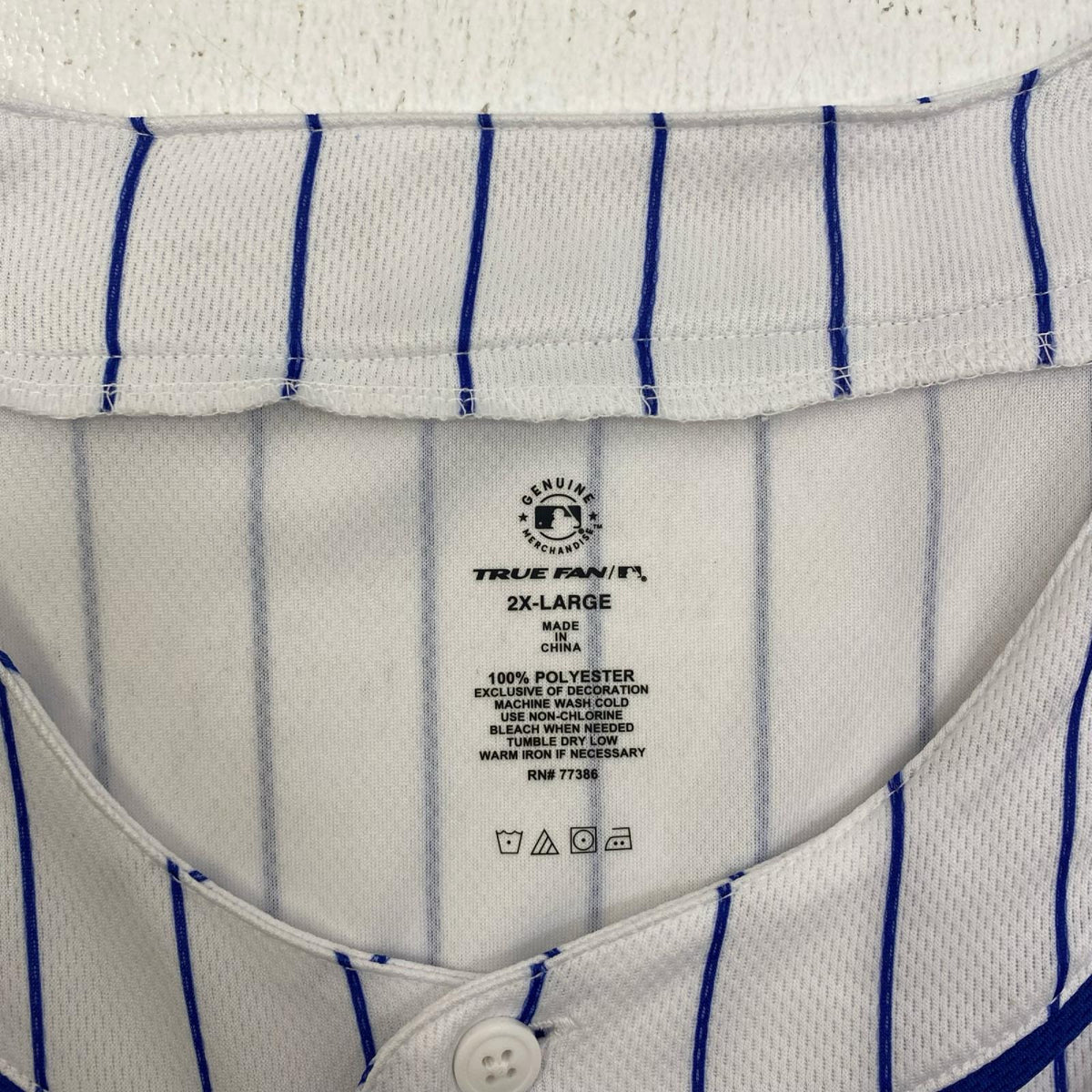 TRUE FAN ニューヨーク・メッツ ﾕﾆﾌｫｰﾑ 90s 2XL【加古川店】