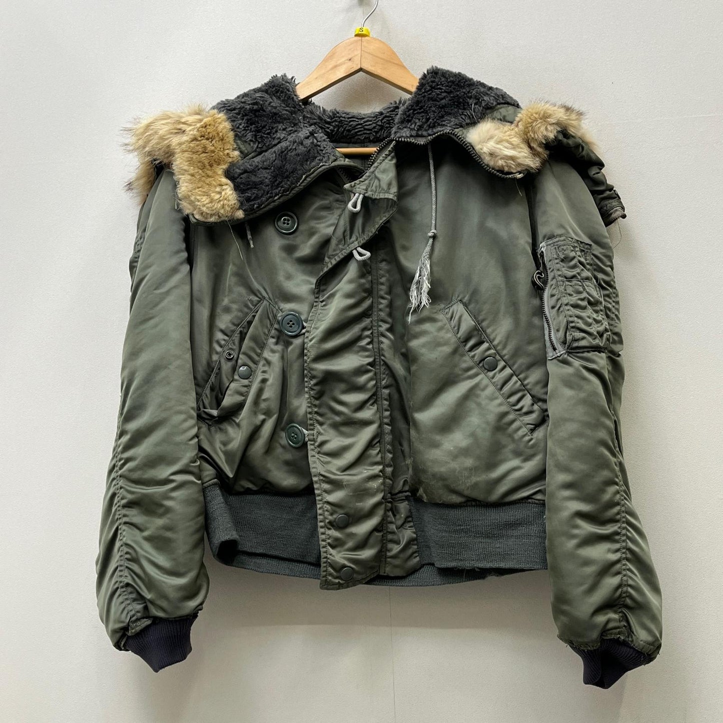 MILITARY衣料 | ミリタリーイリョウ u.s army n-2b flight jacket 71年製　scovill zip ミリタリージャケット DSA100-71-c0124 カーキ【加古川店】