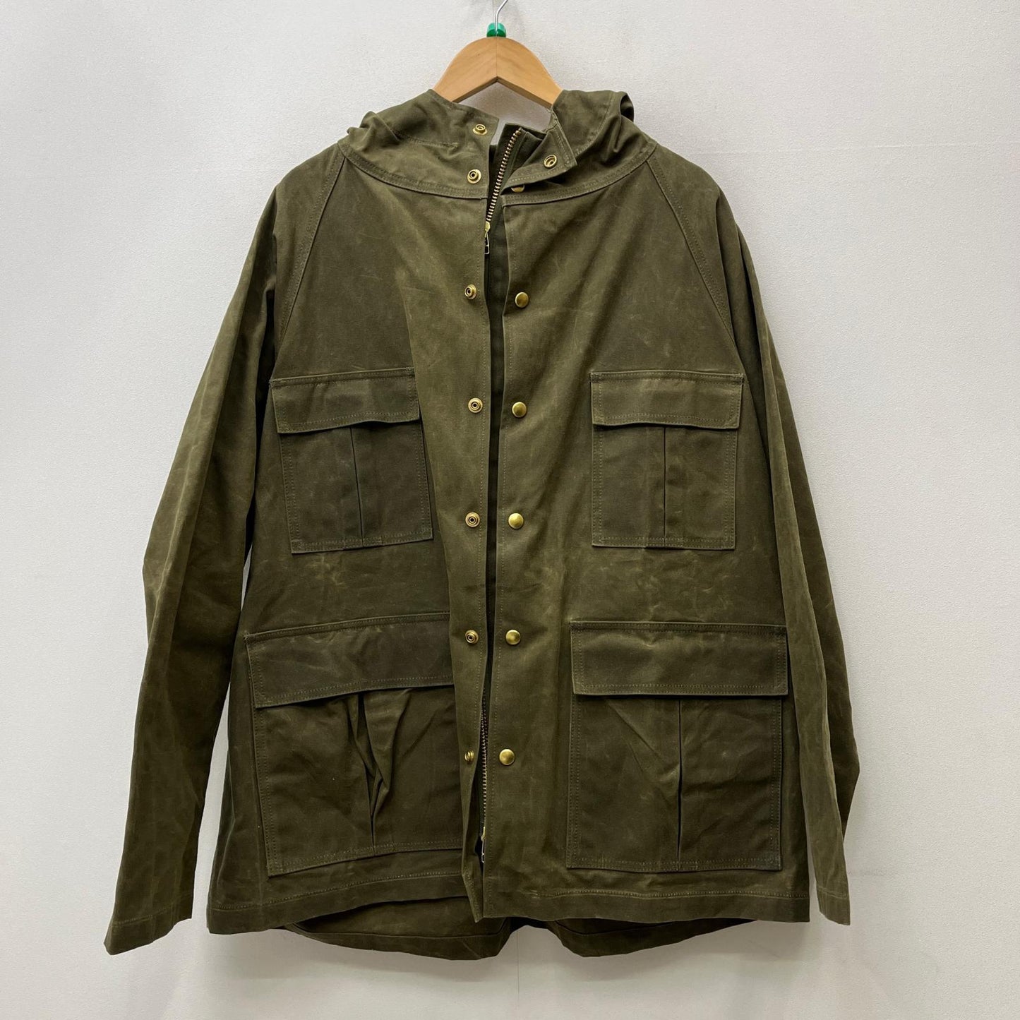 Dehen | ディーエン HEAVY DUTY RAINCOAT ミリタリージャケット カーキ サイズ：XL【加古川店】