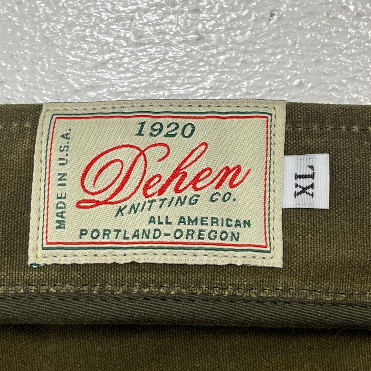 Dehen | ディーエン HEAVY DUTY RAINCOAT ミリタリージャケット カーキ サイズ：XL【加古川店】