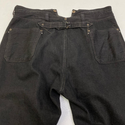 Nigel Cabourn | ナイジェルケーボン railman denim pant black デニムパンツ ブラック サイズ：36【加古川店】