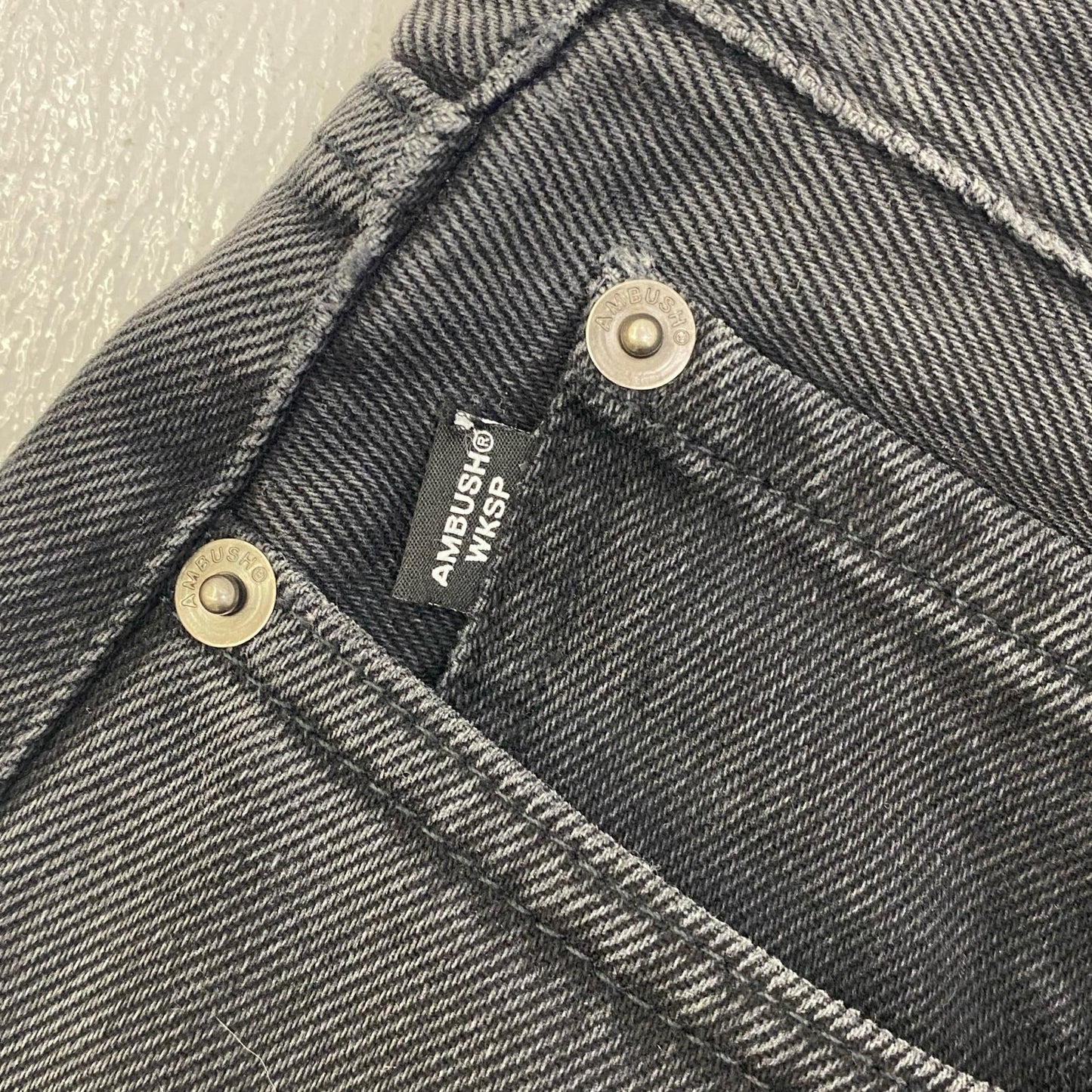AMBUSH | アンブッシュ デニムパンツ BWYA001S22DEN001 ブラック サイズ：28【加古川店】