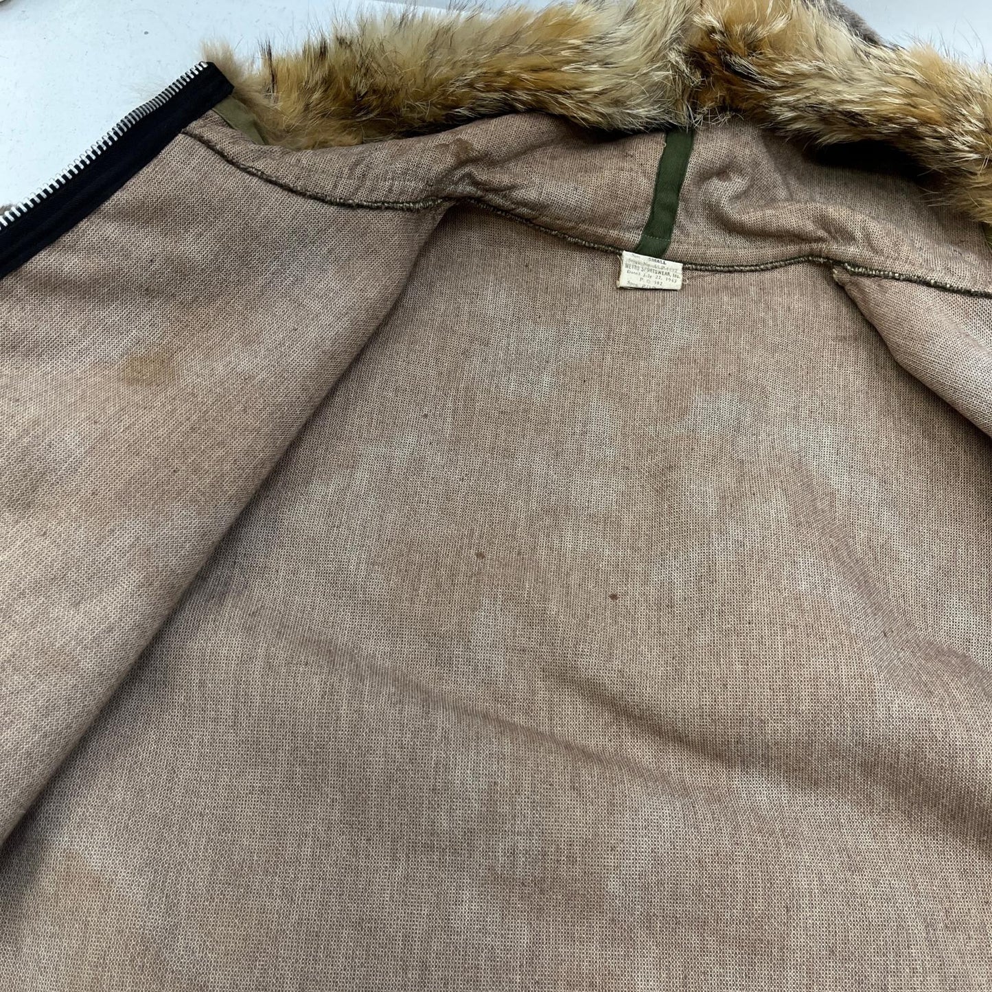 MILITARY衣料 | ミリタリーイリョウ U.S.ARMY:M-43 FIELD PILE PARKA ミリタリージャケット ブラウン サイズ：S【加古川店】