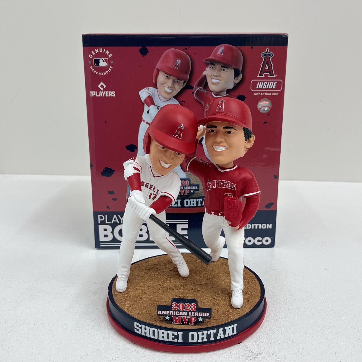 FOCO ANGELS 大谷翔平 2023 ﾎﾞﾌﾞﾙﾍｯﾄﾞ 台座破損 開封済み【加古川店】