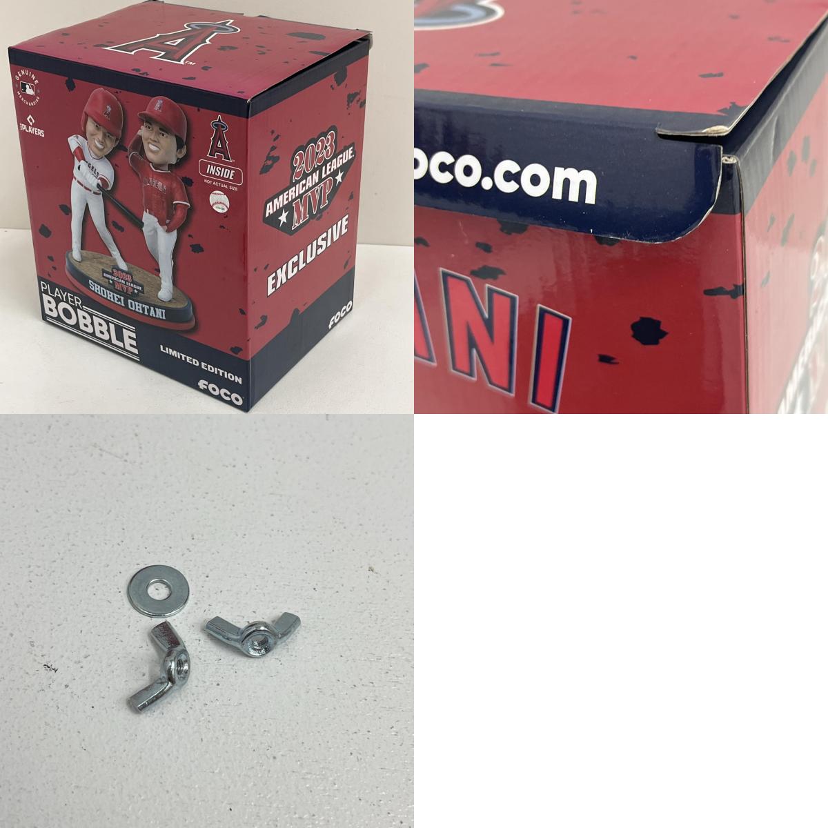 FOCO ANGELS 大谷翔平 2023 ﾎﾞﾌﾞﾙﾍｯﾄﾞ 台座破損 開封済み【加古川店】