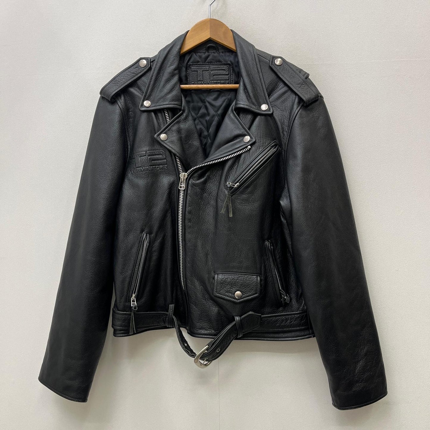 Terminator2:double riders jacket ライダースジャケット ブラック サイズ：L【加古川店】