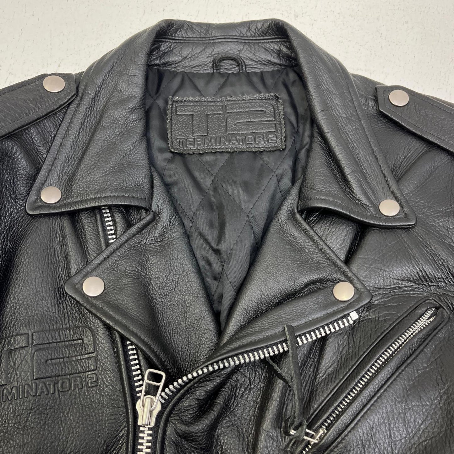 Terminator2:double riders jacket ライダースジャケット ブラック サイズ：L【加古川店】