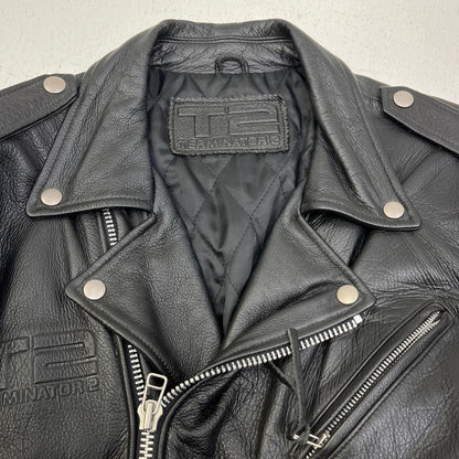 Terminator2:double riders jacket ライダースジャケット ブラック サイズ：L【加古川店】