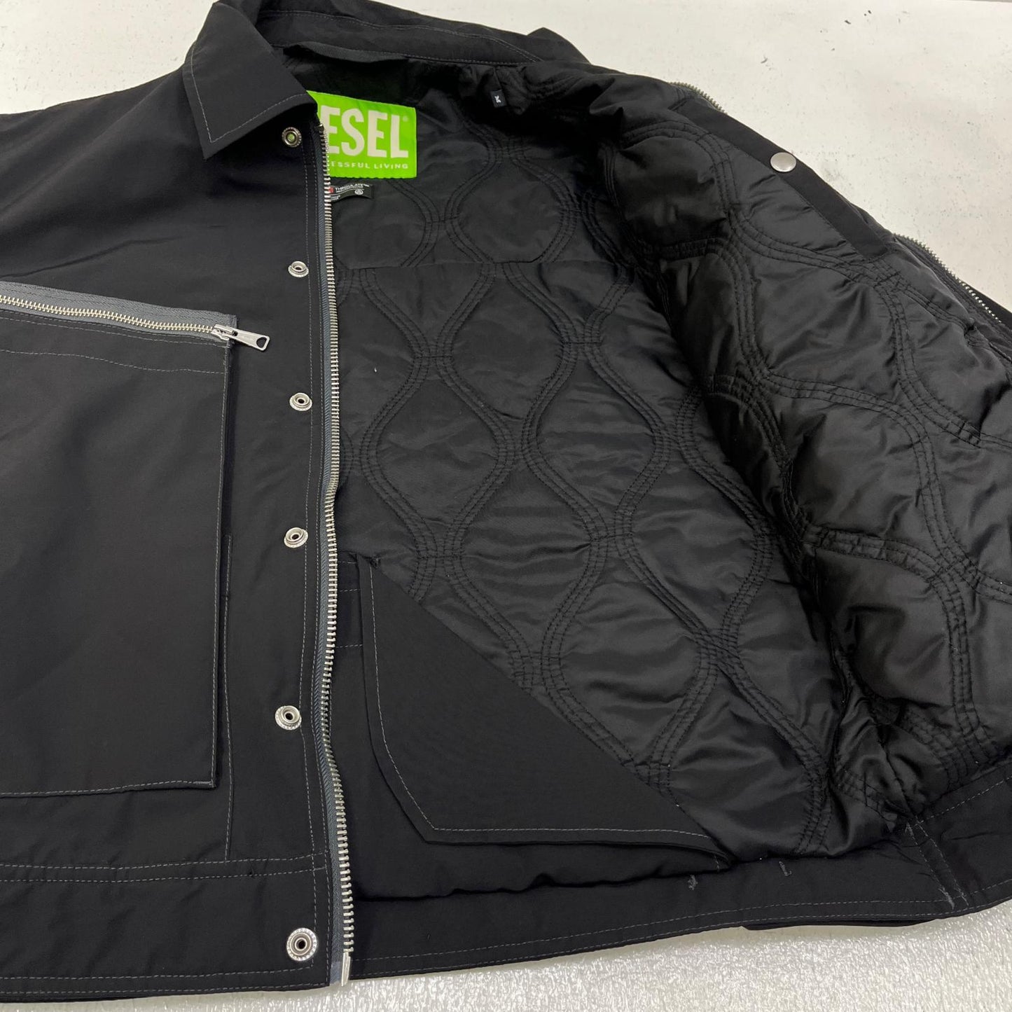 DIESEL | ディーゼル 中綿ジャケット A015920ECAQ ブラック サイズ：M【加古川店】