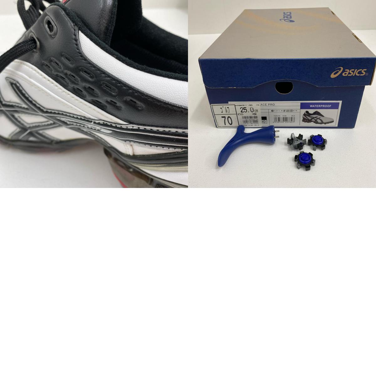 【ゴルフ用品】 asics | アシックス TGN105 ｺﾞﾙﾌｼｭｰｽﾞ ｻｲｽﾞ:25㎝【加古川店】