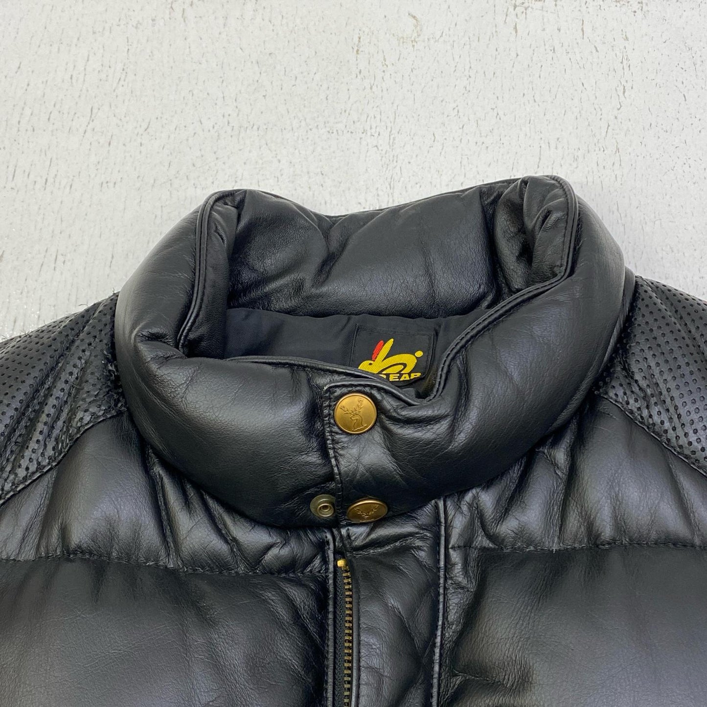 RED EAR | レッドイヤー LEATHER DOWN JACKET ダウンジャケット 440929 ブラック【加古川店】