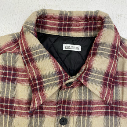 PLAID FLANNEL JACKET ブランド名:WILLY CHAVARRIA その他アウター サイズ：L【加古川店】