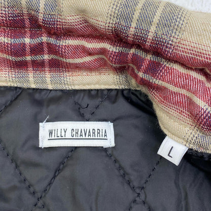 PLAID FLANNEL JACKET ブランド名:WILLY CHAVARRIA その他アウター サイズ：L【加古川店】